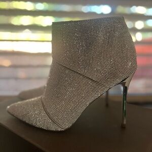 7.5 rhinestone booties